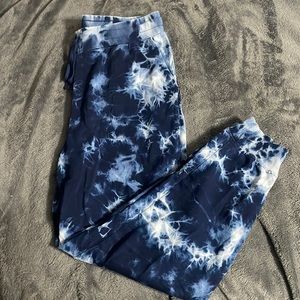 Blue Tye-Dye Sweatpants